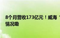 8个月营收173亿元！威海“蓝色动能”加速成长 到底什么情况嘞