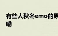 有些人秋冬emo的原因找到了 到底什么情况嘞