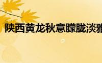陕西黄龙秋意朦胧淡雅如画 到底什么情况嘞