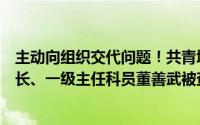 主动向组织交代问题！共青城市应急管理局党委委员、副局长、一级主任科员董善武被查 到底什么情况嘞