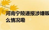河南宁陵通报涉嫌贩婴问题调查进展 到底什么情况嘞