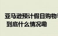 亚马逊预计假日购物季收入和利润将表现强劲 到底什么情况嘞