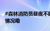 #森林消防员昼夜不歇逆行灭山火# 到底什么情况嘞