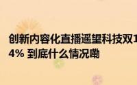 创新内容化直播遥望科技双11半程抖快直播GMV同比增长64% 到底什么情况嘞