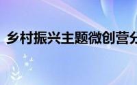 乡村振兴主题微创营分享会 到底什么情况嘞