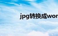jpg转换成word文档在线转换