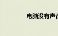 电脑没有声音怎么办大全