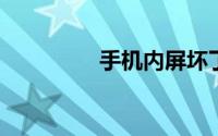 手机内屏坏了修要多少钱