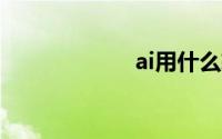 ai用什么软件打开