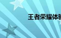王者荣耀体验服抢号时间