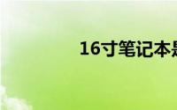 16寸笔记本是不是太大了