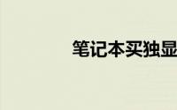 笔记本买独显好还是集显好