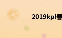 2019kpl春季赛总决赛
