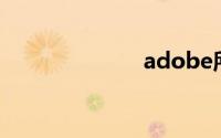 adobe所有软件