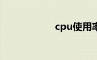 cpu使用率忽高忽低