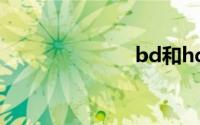 bd和hd的区别