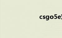 csgo5e对战平台