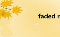faded mp3下载