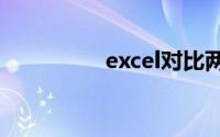 excel对比两列数据差异