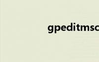 gpeditmsc 找不到文件