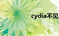 cydia不见了怎么修复