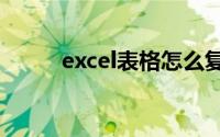 excel表格怎么复制到另一个表格