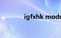 igfxhk module已停止工作