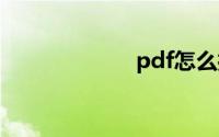 pdf怎么打印出来