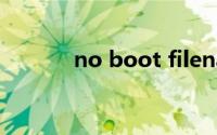 no boot filename received