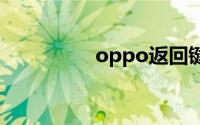 oppo返回键失灵怎么办