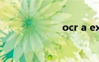 ocr a extenden