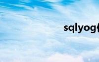sqlyog使用教程