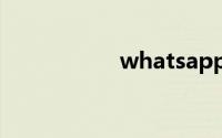 whatsapp pc版下载