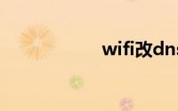 wifi改dns网速变快