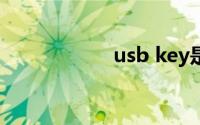 usb key是什么意思