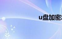 u盘加密怎么解除