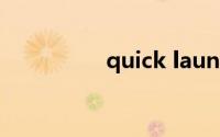 quick launch buttons