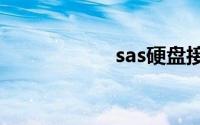sas硬盘接普通主板