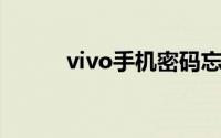 vivo手机密码忘了怎么解锁数字