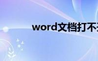 word文档打不开发送错误报告