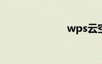 wps云空间登录