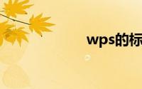 wps的标尺在哪里