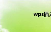 wps插入下划线