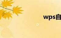 wps自动排序