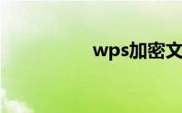 wps加密文件如何解密