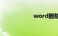 word删除空格批量