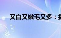 又白又嫩毛又多：揭秘美丽背后的秘密