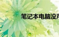 笔记本电脑没声音了如何恢复