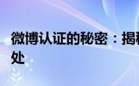 微博认证的秘密：揭秘身份认证的全过程与好处