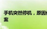 手机突然停机，原因何在？全面解析与解决方案